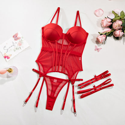 2-Piece Mesh Lingerie Set