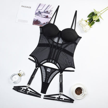 2-Piece Mesh Lingerie Set