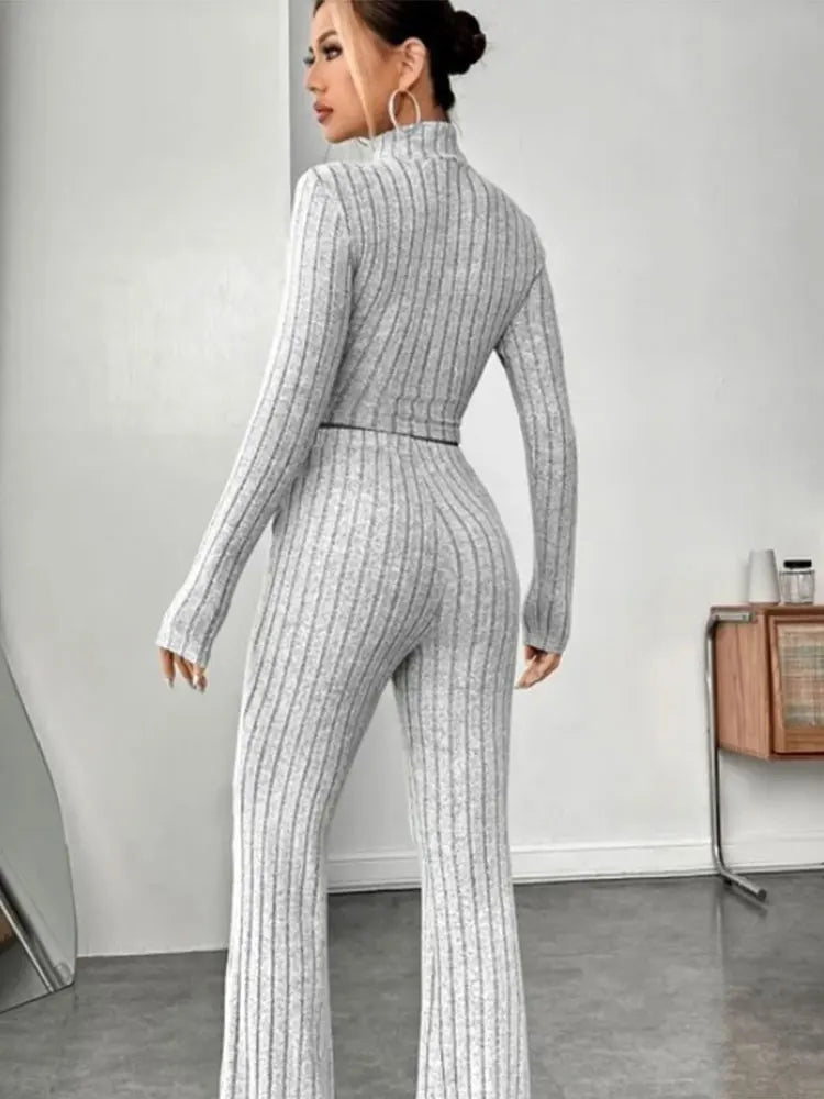 Ribbed Two-Piece Set